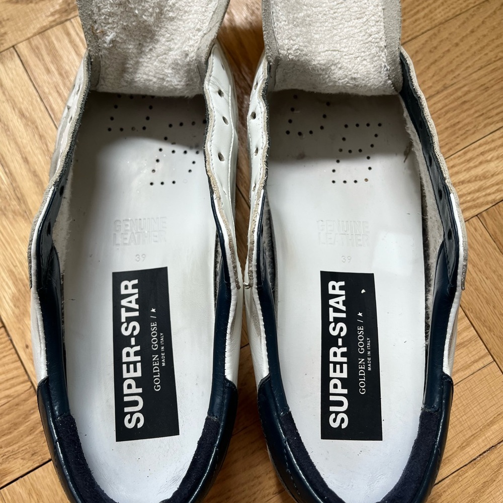 Golden Goose White and Gray Women's Shoes - Picture 4 of 5